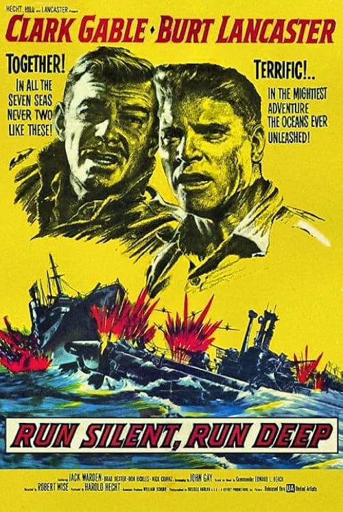 Run Silent Run Deep film posteri